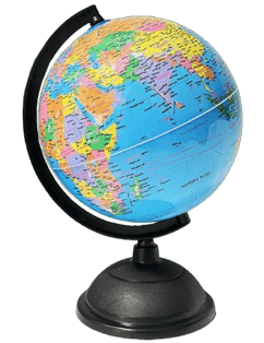 Georgian-language luminous globe